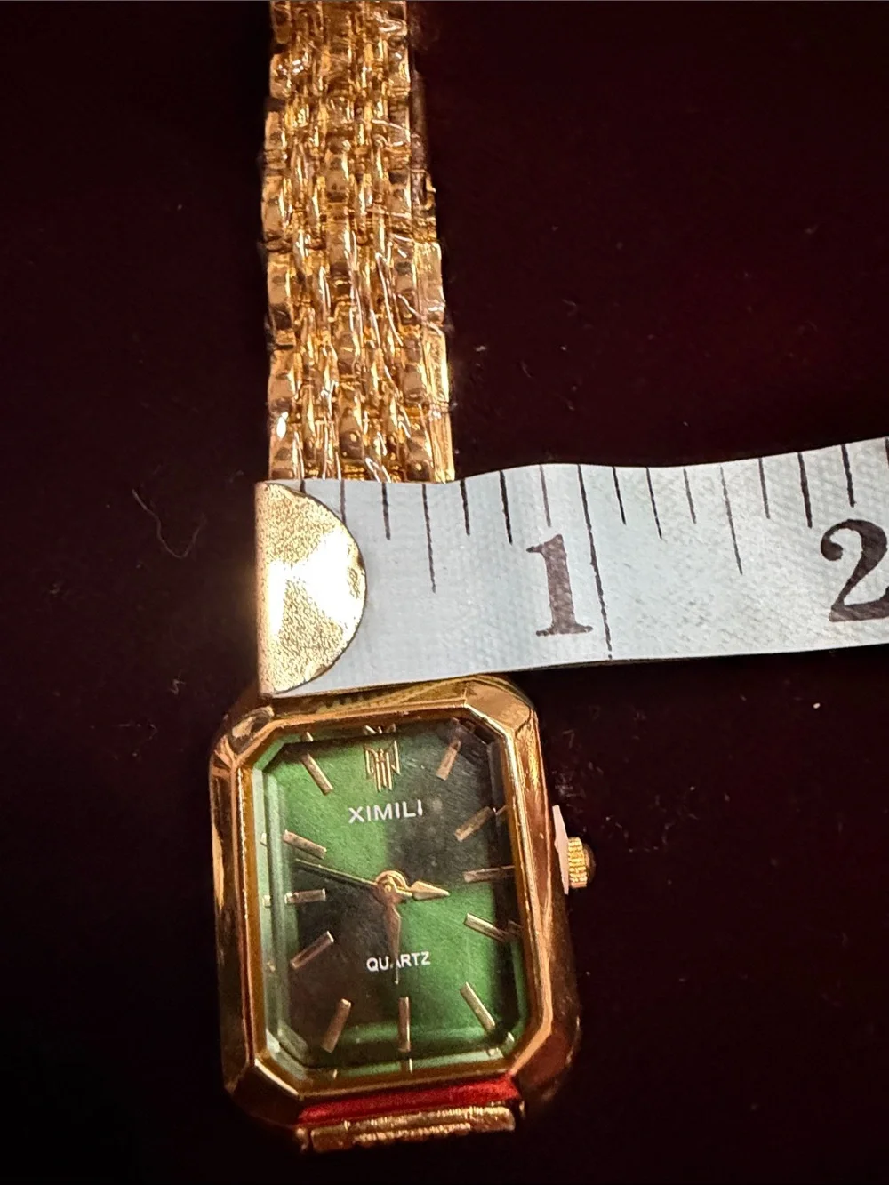 🆕‎ Gold & green new watch adjustable band